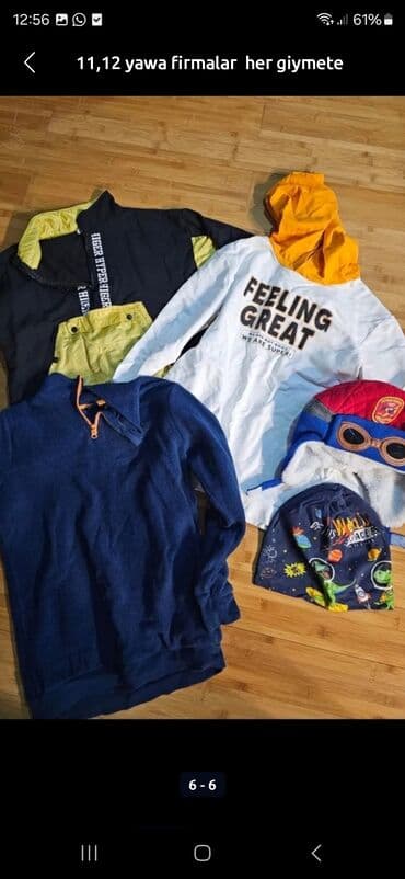 uşaq geyimi verilir: 11–12 yaş üçün oğlan geyimləri dəsti - Markalar: de facto, Waikiki — 3