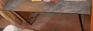 Pulsuz: Metall çərçivəli iş masası - Material: qalın metal profillərdən — 1