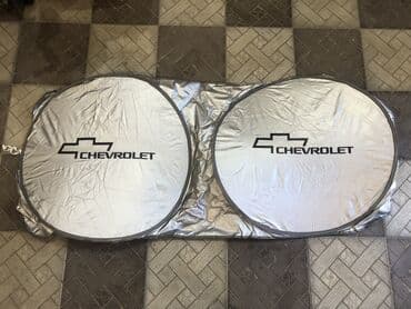 Salon üçün aksesuarlar: Chevrolet ön şüşə günlüyü - Model: Chevrolet loqolu, iki dairəvi — 1