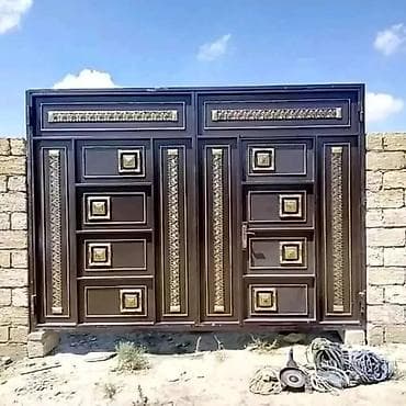 Salam istəyinizə uyğun dəmir Qapı ve darvazalar sifarişlə hazırlayıb