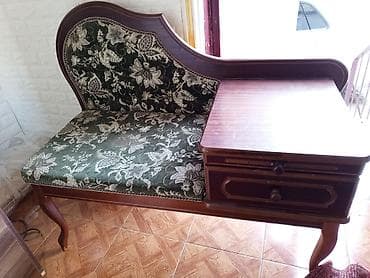 Klassik tərzli telefon/antre oturacağı və yan tumbalı konsol - lalafo.az -da Klassik tərzli telefon/antre oturacağı və yan tumbalı konsol -