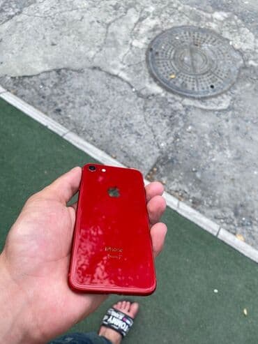 телефон fly fs510 nimbus 12: IPhone 8, 64 GB, Qırmızı, Barmaq izi — 2