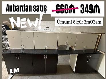 mebel ustu: Mətbəx mebellərinin sifarişlə hazırlanması✔️ Ölçü : 3metr03sm☑️ üst — 2