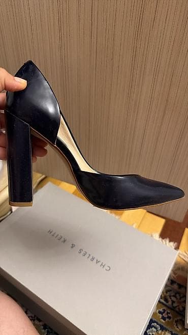 Tuflilər: ZARA razmer 36 - Model: klasik nasos (pump) tipli - Rəng: tünd göy — 2