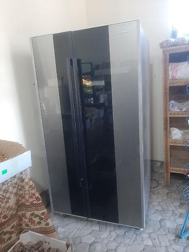 dispenser su aparati: 2 qapılı Soyuducu Satılır, rəng - Boz — 2