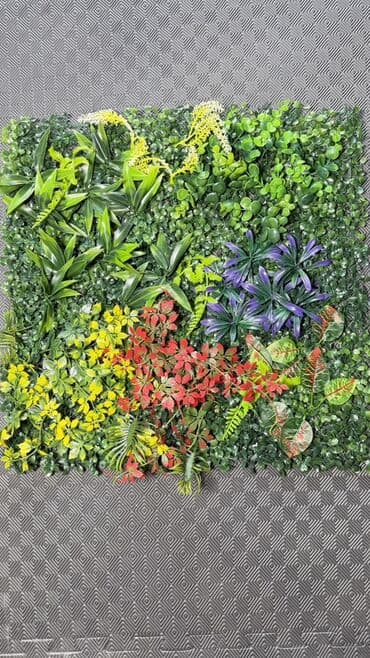 divar ucun paneller: Süni “yaşıl divar” panelləri – dekorativ bitki kompozisiyaları - — 8