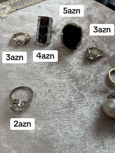 bil: Bijuteriya dəsti – müxtəlif modellər - Sırğalar: - Qara püsküllü — 6