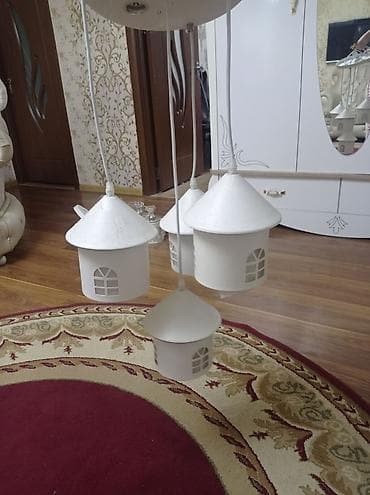 Çılçıraq, 4 lampa, Metal