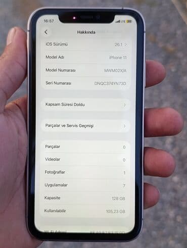 irşad telecom iphone 11 128gb: IPhone 11, 128 GB, Gümüşü, Simsiz şarj — 5