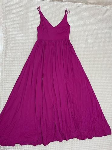 Morus rəngində maxi don - Stil: Uzun, axıcı ətəkli maxi don - Rəng — 1