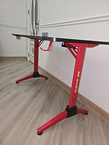 istolar: Düz masa, Polkasız, Siyirməsiz, Metal, Zəmanətsiz, Kredit yoxdur — 3