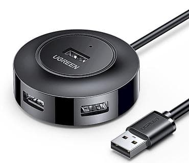 🔥 UGREEN CR106 30367 – USB 2.0 4-Port HUB, 2m Kompüter və