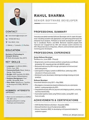 Xidmət: Peşəkar CV hazırlanması Təsvir: - İT, maliyyə, mühəndislik və