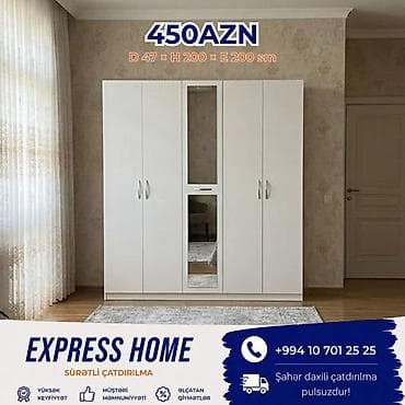 w210 qapi: Yeni, 5 qapı, Güzgülü, Açılan, Düz dolab — 1