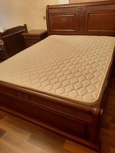 İkinəfərlik çarpayı, Matras ilə, Siyirməsiz — 1