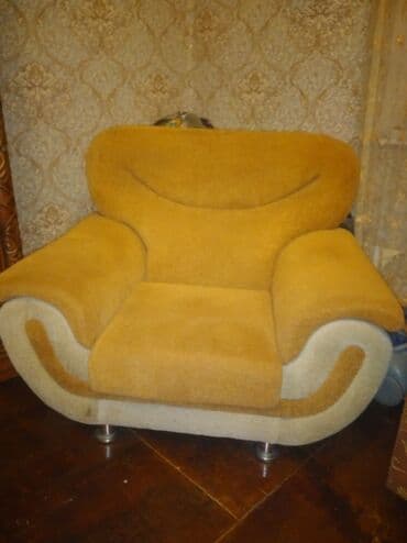 metbex kunc divanlari qiymetleri: İşlənmiş, Divan, 3 kreslo, Divan, Bazasız, Açılmayan — 2