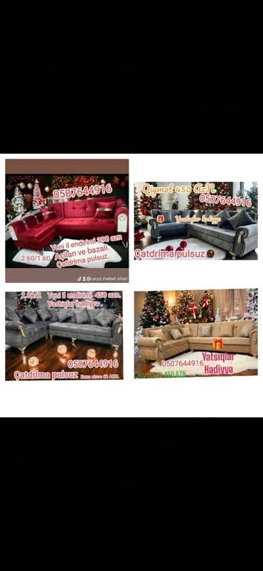 mətbəx stol: Divan, Yeni, Açılan, Bazalı, Parça, Şəhərdaxili pulsuz çatdırılma — 23