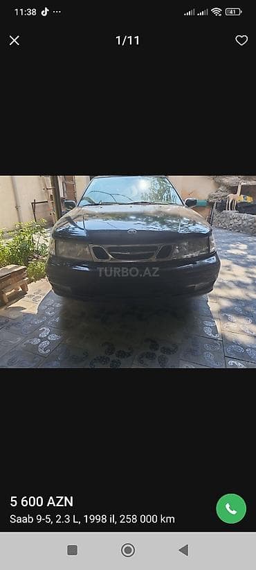prius salon: Saab 9-5: 2.3 l | 1998 il Sedan — 1