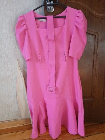 qış donu: Brend: İnci Model: Qadın paltarı - Rəng: Parlaq çəhrayı - Dizayn — 1