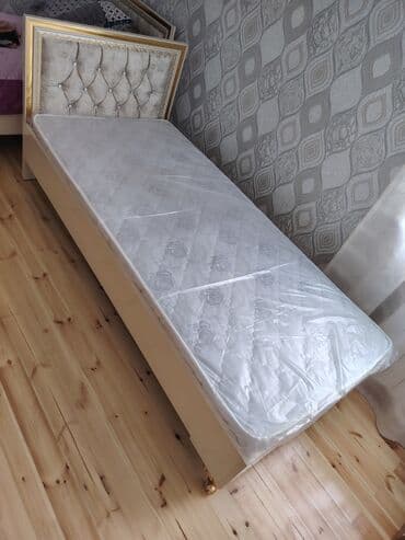 işlənmiş yataq dəsdi: Yeni, Təknəfərlik çarpayı, Bazasız, Matras ilə, Siyirməsiz, Azərbaycan — 3