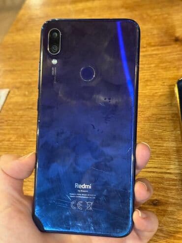 xiaomi redmi not 7: Redmi Note 7, 64 GB, rəng - Göy, Barmaq izi — 4