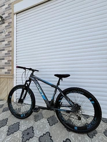 crolan bicycle: SAFT dağ velosipedi - Çərçivə: SAFT alüminium/korpus, qara–mavi — 4