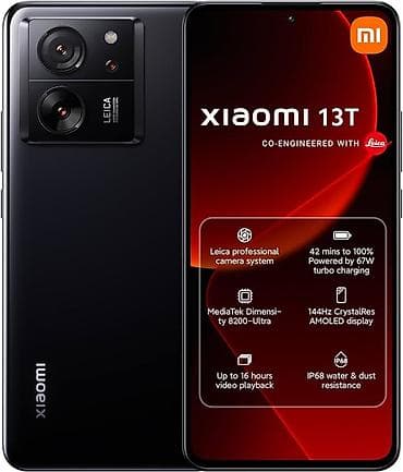 dt7 pro max: Xiaomi 13T, rəng - Qara — 1