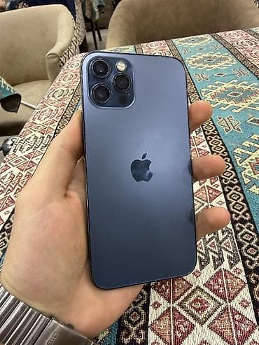 ikinci el ipad: IPhone 12 Pro, 128 GB, Pacific Blue, Face ID — 1
