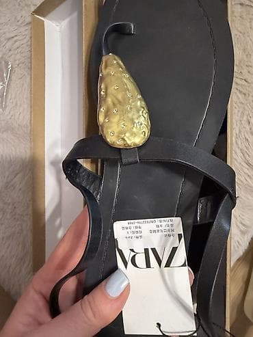 Босоножки, сандалии, шлепанцы: Zara 40 razmer geyilmeyib yenidir — 2