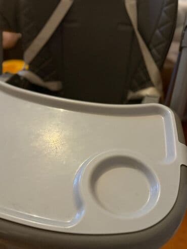 Lincoln: Uşaq yemək stulu – Kidilo - Rəng: boz (tünd-boz oturacaq və çərçivə — 3