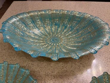 Boşqablar, rəng - Yaşıl