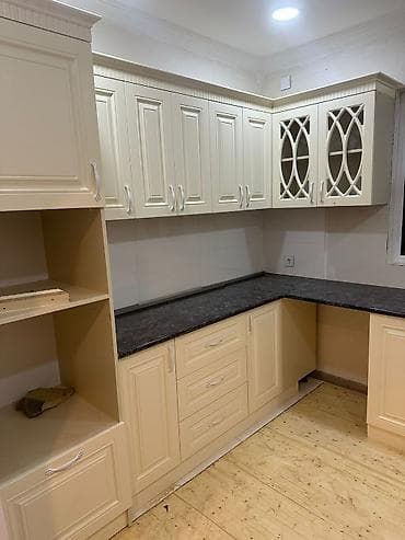 mebel boyasi: Sifarişlə mətbəx dəsti, Özü çəkən petlələr, Sadə laminat, Kredit yoxdur, Pulsuz çatdırılma, Rayonlara çatdırılma — 5