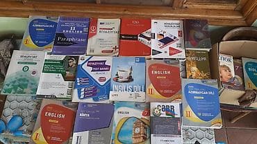 Məhsul: Müxtəlif fənlər üzrə hazırlıq və test kitabları dəsti Təsvir