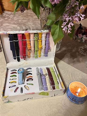 Yeni, Klassik Saat dəsti, rəng - Mavi