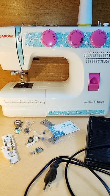 tikiş masin: Tikiş maşını Janome, Yeni,Elektromexaniki, 2 saplı Ünvandan götürmə, Ödənişli çatdırılma — 1