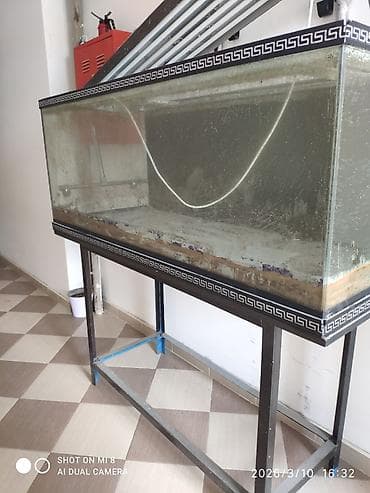 Dördbucaq akvarium, Boş, 500 l, Ünvandan götürmə