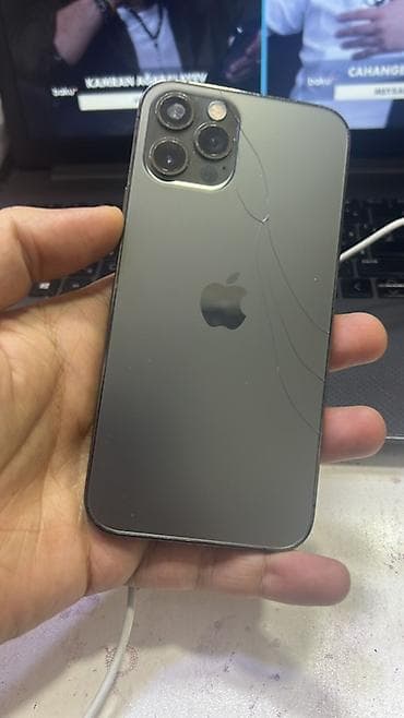 IPhone 12 Pro, 256 GB, Graphite, Face ID