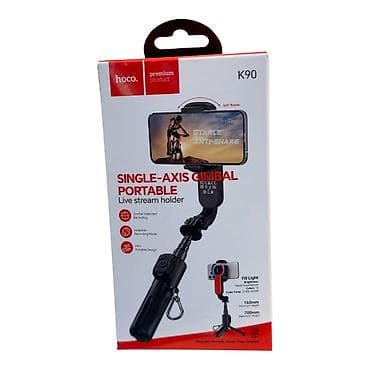 fat: Hoco K90 Single-Axis Gimbal Portable – smartfon üçün canlı yayım və — 1