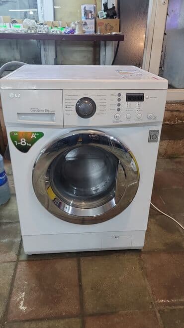 lg kondisioner ehtiyat hisseleri: Paltaryuyan maşın LG, 8 kq, İşlənmiş, Avtomat, Qurutmasız, Kredit yoxdur, Ünvandan götürmə — 1