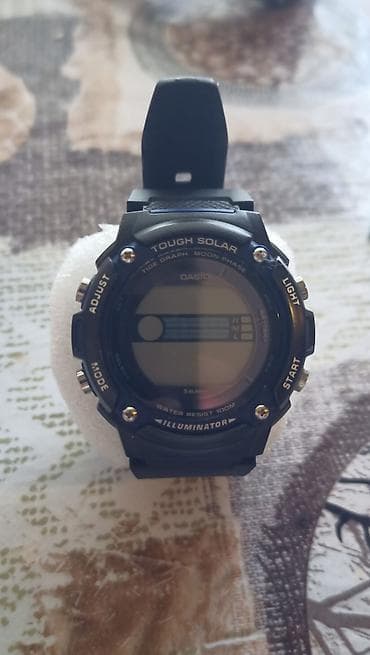 fosfor saat: CASIO W-S210H-1AVDF kişi üçün rəqəmsal qol saatı Arginal CASİO du — 1