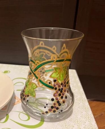 bişmiş şüşə qiyməti: Armudu stəkanlar — 1