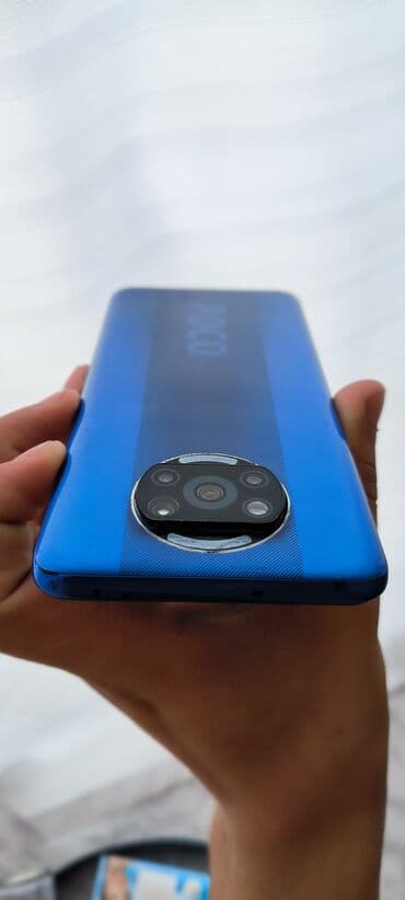 par utuleri: Poco X3, 128 GB, rəng - Göy, Barmaq izi — 4