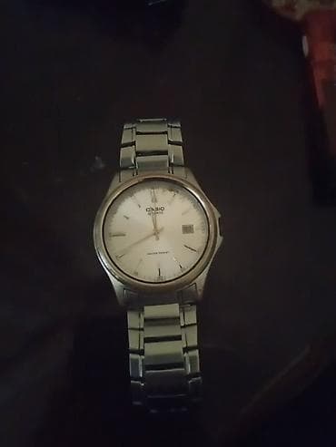 papaqlı qadın jiletləri: Qol saatı, Casio, rəng - Gümüşü — 1