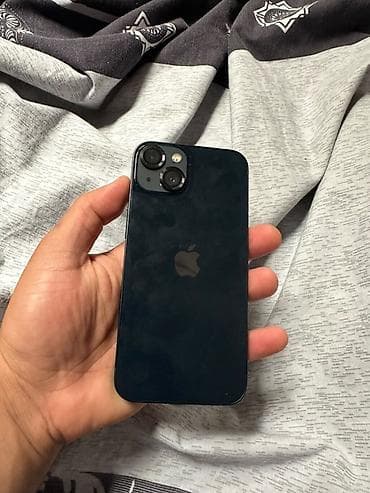Техника и электроника: IPhone 13, 128 ГБ, Midnight, Face ID, С документами — 2