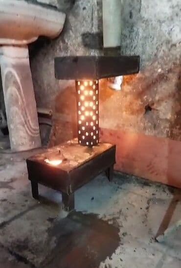 kamin od stiropora: Peçi, Yeni, yanacaq - Kömür — 2