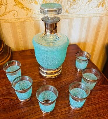 Mətbəx aksesuarları: Rəng - Göy, Şüşə — 2