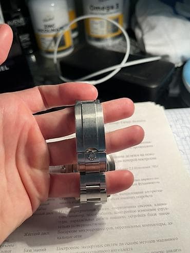 saat mexanik: Qol saatı, Rolex, rəng - Qara — 3