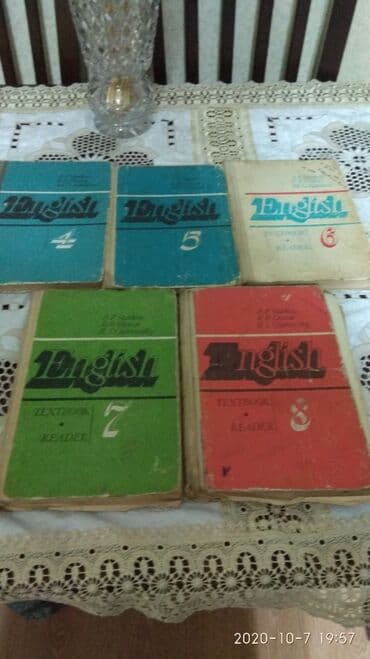 Учебники по английскому языку в хорошем состоянии есть ватсап Лена lalafo.az -da Учебники по английскому языку в хорошем состоянии есть ватсап Лена