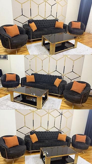 İşlənmiş, Divan, 2 kreslo, Bazasız, Açılmayan lalafo.az -da İşlənmiş, Divan, 2 kreslo, Bazasız, Açılmayan