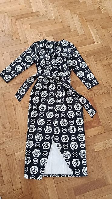 uzun kurtka: Qadın paltarları dəsti – 4 model 1) Yaşıl çiçək naxışlı qısa yay donu — 4